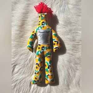 Classic Dammit Doll Yellow Poppy Flower